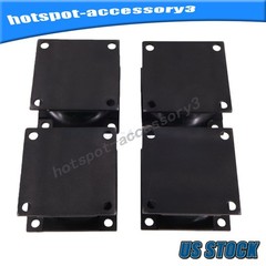 4PCS Vibratory Plate Compactor Rubber Isolator Shock Mount For Stanley Hydraulic