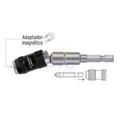 Expert PUDE-90120 120mm Magnetic Articulated Adapter for Bits