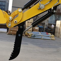 1.8TON Mini Excavator Kubota Engine Side Swing & Extendable Tracks 7 Attachments