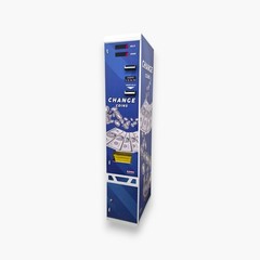 Dollar Bill to Coin/Token Changer Machine 15K Capacity Accepts $1-$100 bills USD