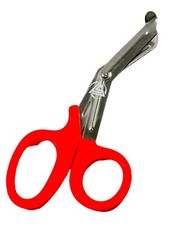 12 Piece Lot – Orange Ring Paramedic Scissors Trauma Shears 7.5″ Length Angled