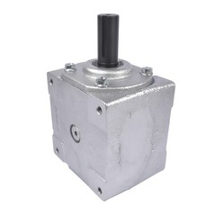 NEW 90 Degree Speed Ratio 1:1 CW/CW Right Angle Bevel Gearbox w/ 2 Keyed Shafts