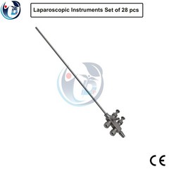 28 Pcs Laparoscopic Surgery Instrument Set General Surgical Laparoscopy Kit