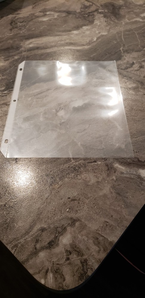 25 FULL SLEEVE 3 HOLE PUNCH 11″ X 8.5″ SHEET PROTECTORS +5 WRITE ON TAB DIVIDERS