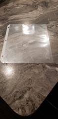 25 FULL SLEEVE 3 HOLE PUNCH 11″ X 8.5″ SHEET PROTECTORS +5 WRITE ON TAB DIVIDERS