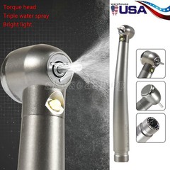 Dental High Speed Handpiece E-generator LED Fiber Optic Push 2 Hole 2-H Borden