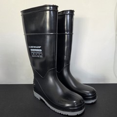Dunlop Women’s/Men’s Rubber Boot, Steel Toe, 16″ Height, Black, Size M-6 W-8