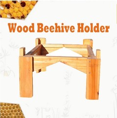 Wooden Bracket Beehive Spare Stand Bee Keeping Hive Holder Bee Box Support