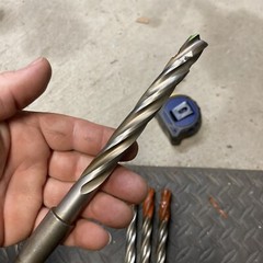 Qty:4 Core Bore Drill Bits 13.9+mm with Reduced Tip Morse Taper 2 MT Mohawk Tool