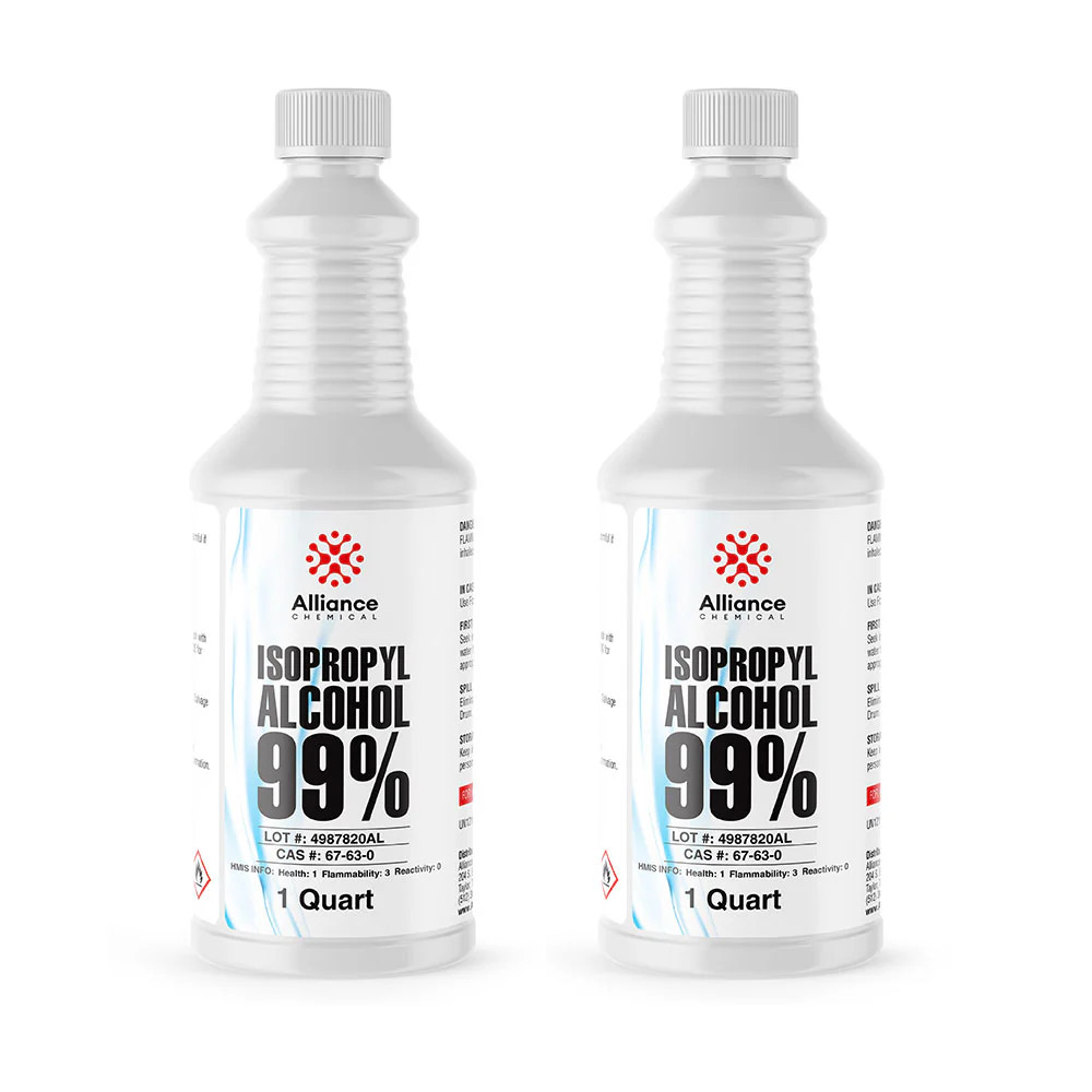 Isopropyl Alcohol 99% – Technical Grade – 2 Quarts