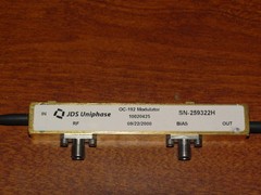 JDSU 10020425 OC-192 Optical Modulator 10Gbs EOM Mach-Zehnder Intensity PM Fiber
