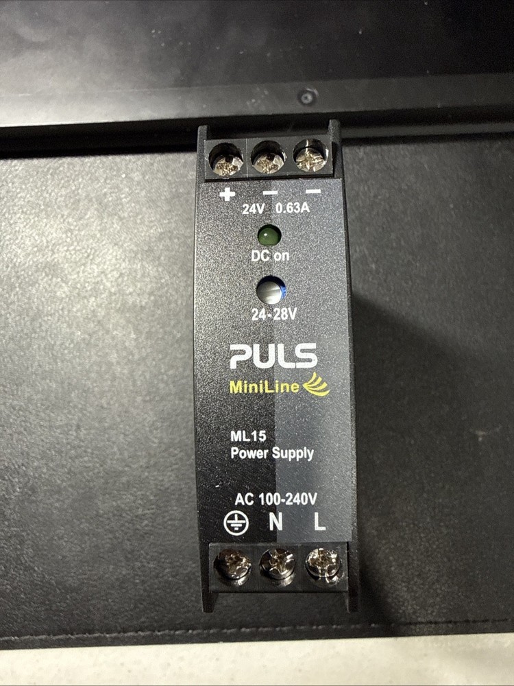 Puls Miniline ML15.241 Power Supply DIN Rail 100/240VAC to 24-28VDC Type ML15