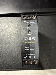 Puls Miniline ML15.241 Power Supply DIN Rail 100/240VAC to 24-28VDC Type ML15
