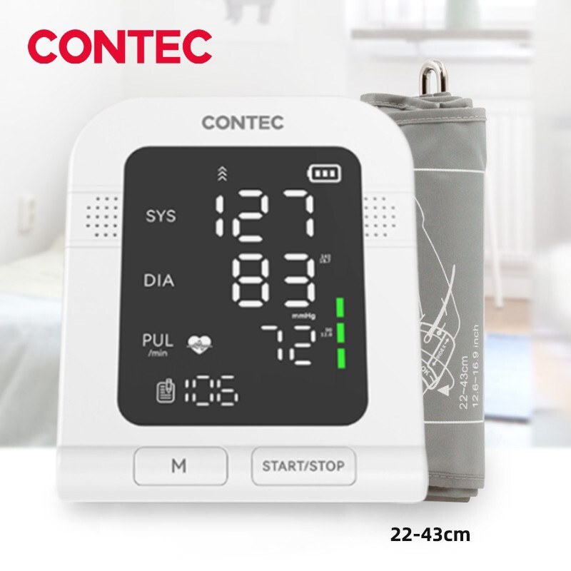 USA Automatic Arm Blood Pressure Monitor Heart Rate BP Pulse Meter 22-43CM