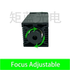 Green 520nm 1W 1000mW Laser Diode Head Module Dot Spot Focus Adjustable with TTL