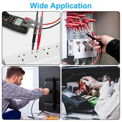 26x Electrical Multimeter Test Lead Kit Potentiometer Plug Probe Alligator Clip