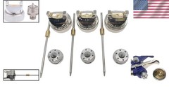 HVLP Nozzle Kit (1.4mm-2.0mm) with Adjustable Spray for Smooth Coating