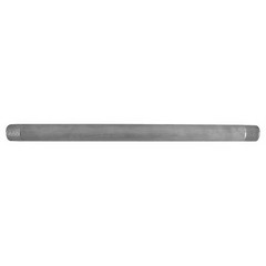 Zoro Select E4bnb16 1/4″ Mnpt X 12″ Tbe Stainless Steel Pipe Nipple Sch 80,