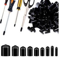 Vinyl PVC Rubber Round End Cap Thread Cover Steel Pipe Plastic Tube Protect HC