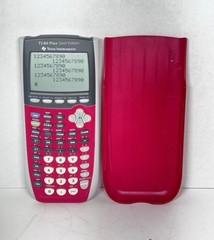 TI-84 Plus Silver Edition Pink Calculator with Cover Tested & Working