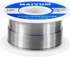 63-37 Tin Lead Rosin Core Solder Wire for Electrical Soldering 0.8mm 50g