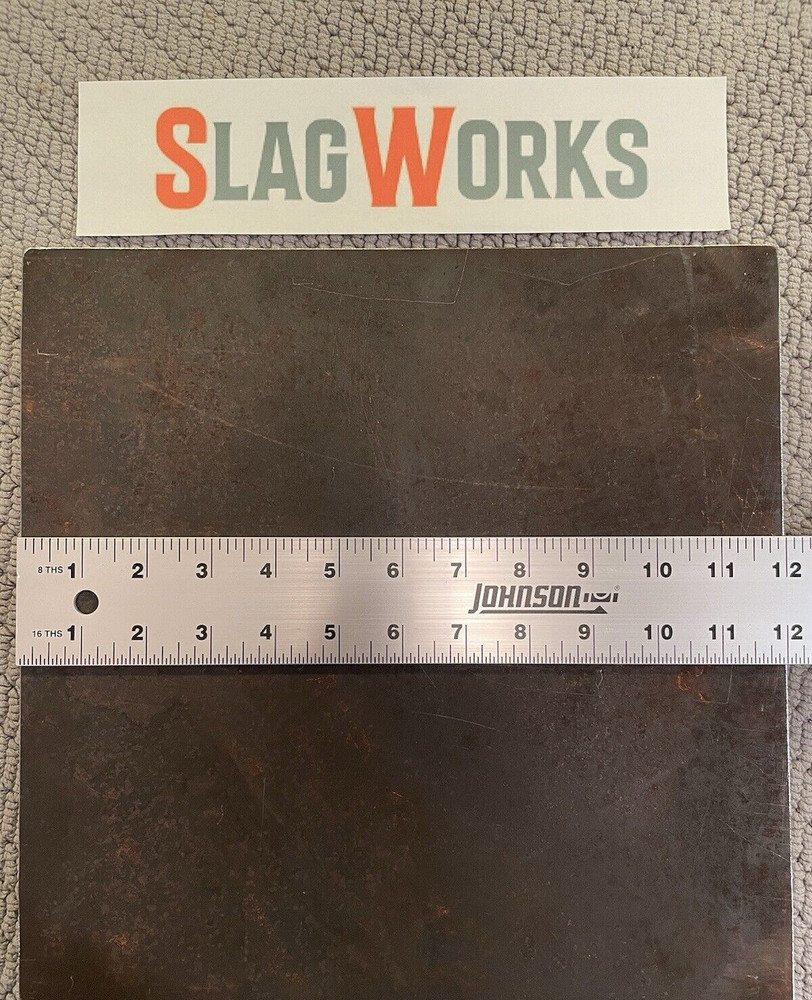 1/8x12x15 inch steel plate 12”x15” A36 Hot Roll Flat .125″ Thick