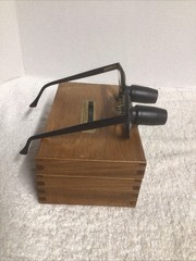 Designs for Vision’s Surgical Telescopes Loupe Glasses With Wood Case 50-24 6.25