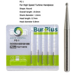 Wave Dental Carbide Burs Round FG 330 4 6 8 245 557 169L Burs High Speed Midwest