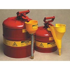 Justrite 11077 Flexible Spout, Steel, Silver, 1 In Dia.