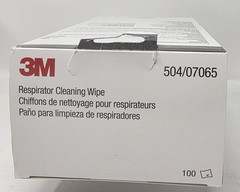 3M 504 Respirator Cleaning Wipes 100 Count Alcohol Free USA Industrial