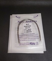 Dental Orthodontic Thermal Activated Niti Wires Round Arch Wires Natural Form
