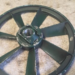 ROLAIR #31007280CH Aluminum Flywheel Pulley K17, K18 Pump Models