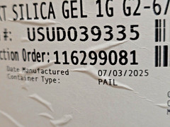 (5000/Pail) ULINE Silica Gel Desiccants 1-Gram Size Packets 5-Gallon Pail S-3902
