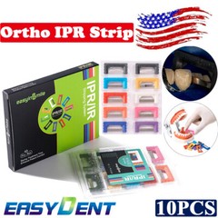 10pc/pack Dental Orthodontic Reduction Strips Interproximal Enamel Kit Automatic
