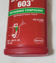 Loctite 603 Retaining Compound, 50ml 231099 Expired 2025