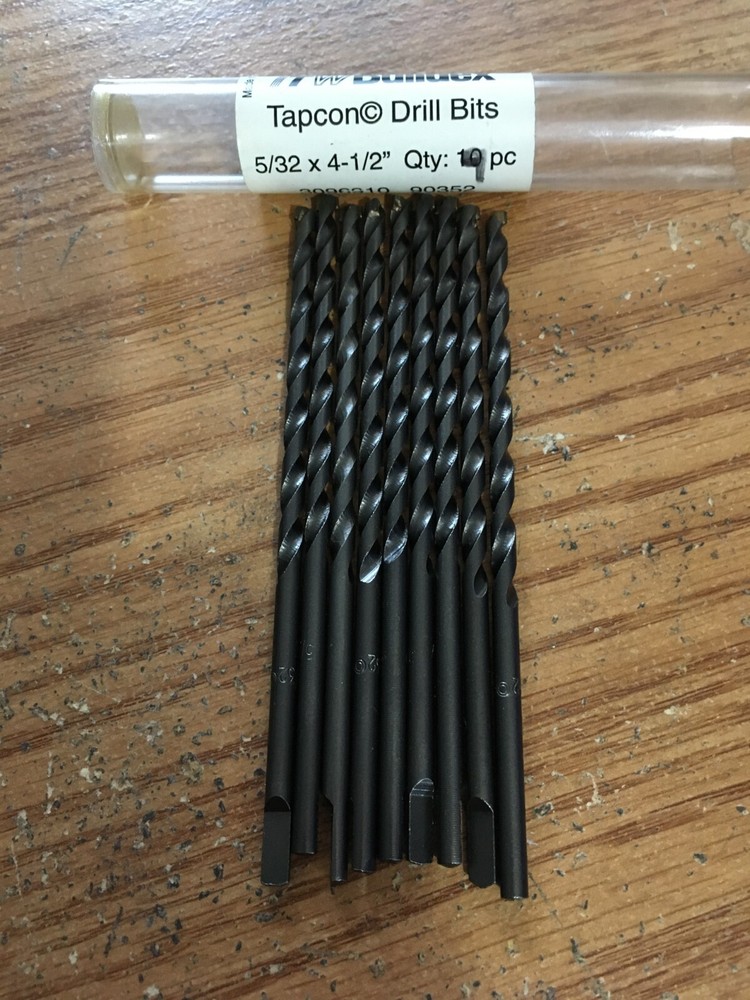 Climashield® 5/32″ 4-1/2″ OAL 0.190″ Shank 2 Flute Hammerdrill Bit QTY 9