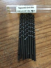 Climashield® 5/32″ 4-1/2″ OAL 0.190″ Shank 2 Flute Hammerdrill Bit QTY 9