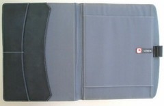 Vintage Circuit City Embossed Black & Greyish Green Pleather Executive Notebook