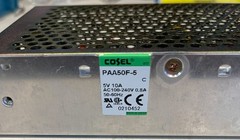 Open Box – Cosel PAA50F-5-N Power Supply 5 volts 10 amps w / cover