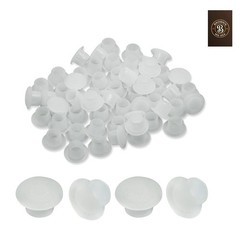100PCS 8mm 5/16″ White Plastic Hole Plugs – Snap in Locking Type for Cabinet …