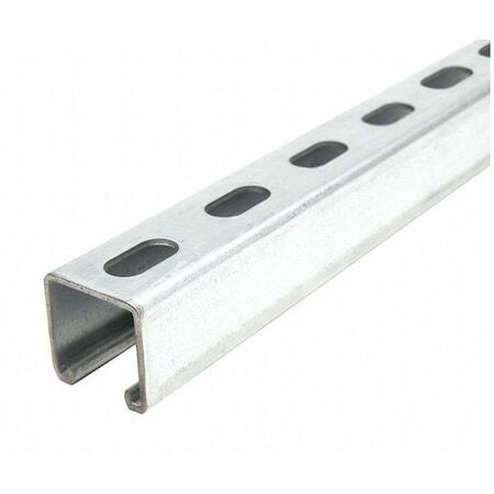 Zoro Select Fs-200Ss Pg 60.00 Strut Channel, 1-5/8″ W, 5 Ft. L, Silver, Gauge: