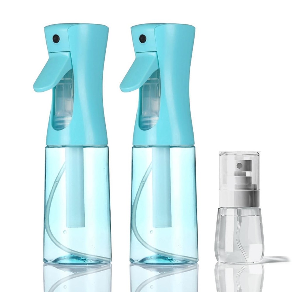 ESSKAM 3 Pack Spray Bottles, Continuous Bottle, Fine Water Mist Blue