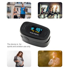 Finger Pulse Oximeter Meter SpO2 Heart Rate Monitor Blood Oxygen Saturation FDA