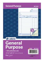 Adams General Purpose Unit Sets, 5.67 x 8.5 x Inches, White/Canary