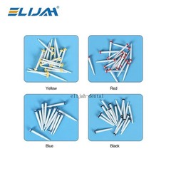 1Box Dental Fiber Post Kits Screw/Straight Post Quartz Glass Thread Pile