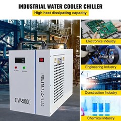 VEVOR Industrial Water Chiller for CO2 Laser Tube Engraver Cutters CW5200/CW3000