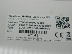 Wireless M-Bus Gateway V3 lobaro LOB-GW-HYB-WMBUS LTE-M1 LoRaWAN