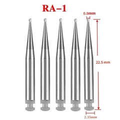 Dental Carbide Burs Straight Fissure Head Bur Latch 2.35mm RA For Low Speed