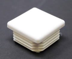3″ Square Tubing Caps Plastic end caps for square tubing 3×3 8-14 Plug tube cap