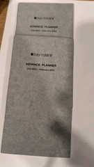 Day-Timer Set Of 2 Advance Planners Jan 2023- Feb 2025/ July 2022-Feb 2024 #2
